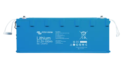 Victron Lithium NG 51.2V 100Ah 5.12kWh LiFePO4 Battery with Integrated Current Sensor – For Mobile And Home Power Systems