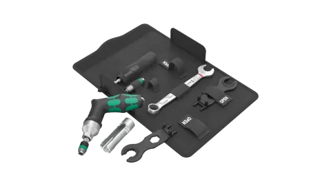 Wera 9524 Photovoltaic Mounting Tool Set 1 for Installing Solar Connectors, 7 Piece Set