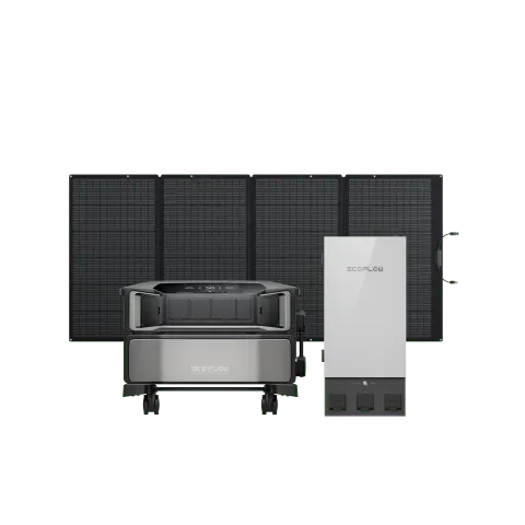 EcoFlow DELTA Pro Ultra + Smart Home Panel 2 + 400W Portable Solar Panel