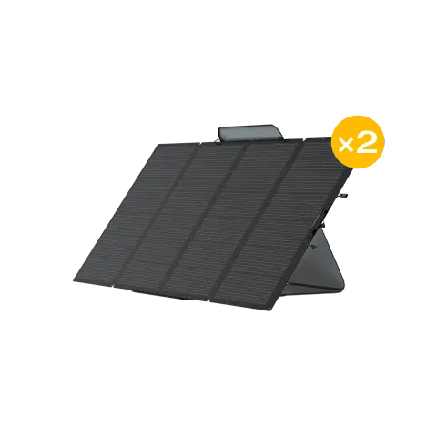 EcoFlow 2 x 400W Portable Solar Panel (Recommended Accessory)