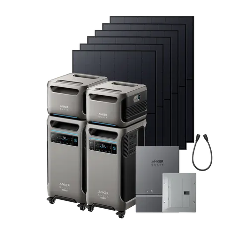 2× Anker SOLIX F3800 Plus + 2× Expansion Battery + Smart Home Power Kit + 6× 440W Rigid Solar Panel