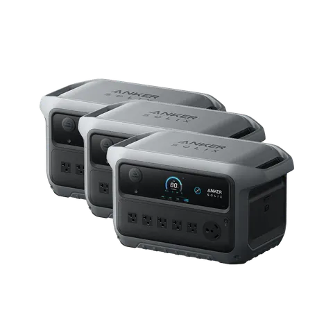 3× Anker SOLIX C2000 Gen 2 Portable Power Station
