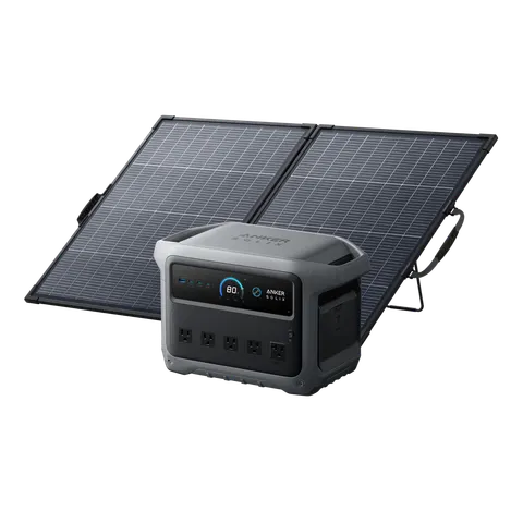 Anker SOLIX C1000 Gen 2 Portable Power Station with 200W Bifacial Solar Panel
