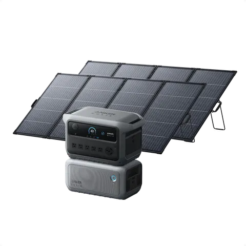 Anker SOLIX C2000 Gen 2 + Expansion Battery + 2× 400W Solar Panel
