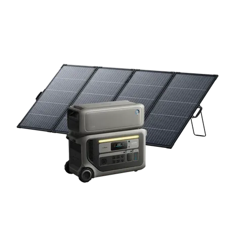 Anker SOLIX F3000(UL9540 Certificated) + Expansion Battery + 400W Solar Panel