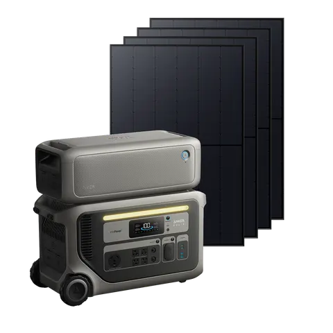 Anker SOLIX F3000(UL9540 Certificated) + Expansion Battery + 4× 440W Rigid Solar Panel