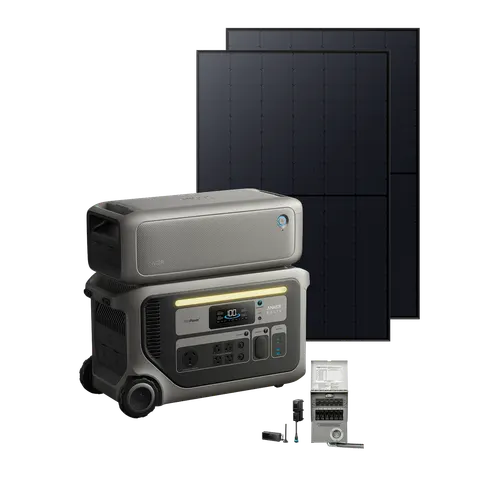 Anker SOLIX F3000(UL9540 Certificated) + Expansion Battery + Power Saver Kit + 6-Circuit Manual Transfer Switch + 2× 440W Rigid Solar Panel