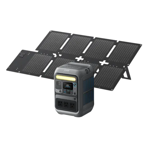 Anker SOLIX C300 Solar Generator + 60W Solar Panel