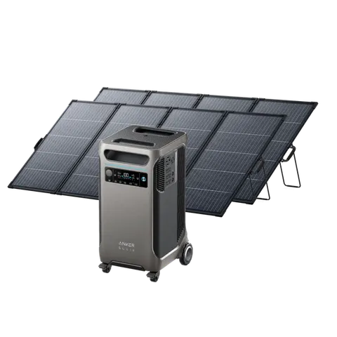 Anker SOLIX F3800 Solar Generator + 2× 400W Solar Panel