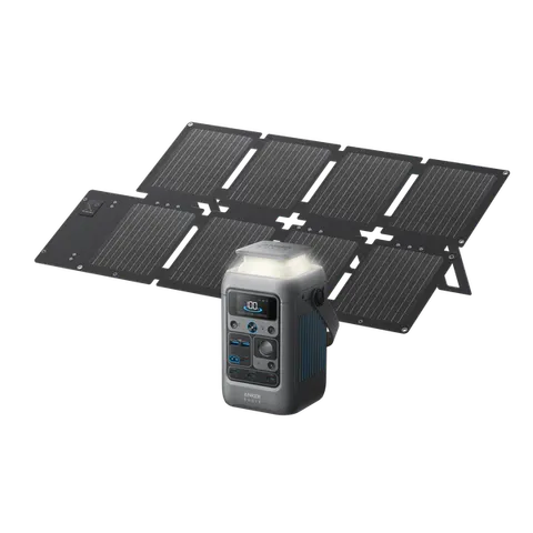 Anker SOLIX C300 DC Solar Generator + 60W Solar Panel