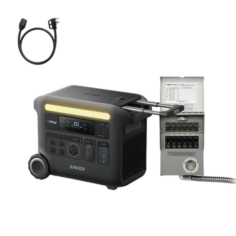 Anker SOLIX F2600 + 6-Circuit Manual Transfer Switch
