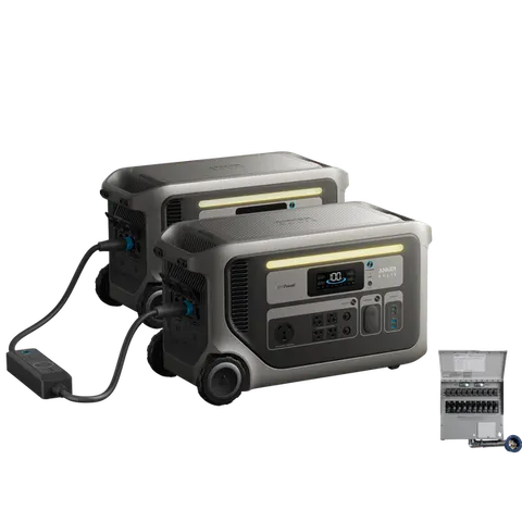 2× Anker SOLIX F3000 + 10-Circuit Manual Transfer Switch