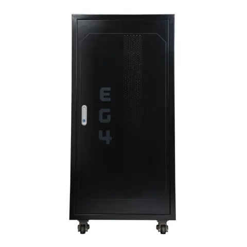 EG4 Enclosed Battery Rack | 6 Slot| Bus Bar Covers | Welded (Grey)