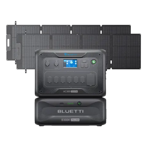 AC300+B300K+2*200W | Solar Generator