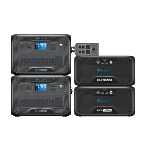 BLUETTI 2*AC300 + 2*B300 + 1*P030A | Home Battery Backup