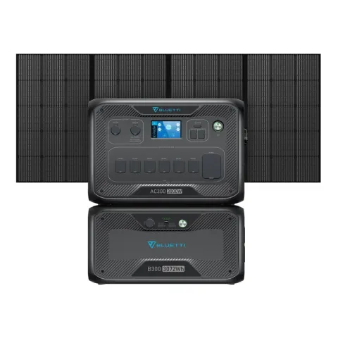 BLUETTI AC300+B300+2*PV350 | Home Battery Backup