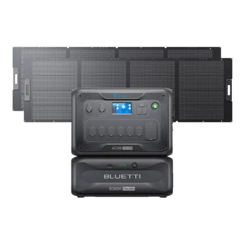 BLUETTI AC300+B300K+2*350W Solar | Home Battery Backup