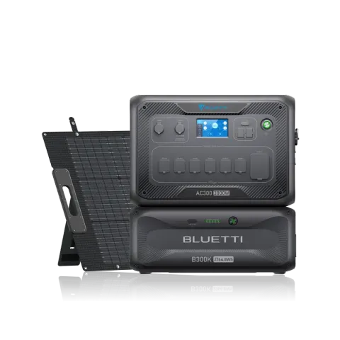 BLUETTI AC300+B300K+200W Solar | Home Battery Backup