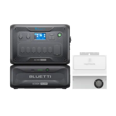 BLUETTI AC300+B300K+Home integration Kit (120V) | Home Battery Backup