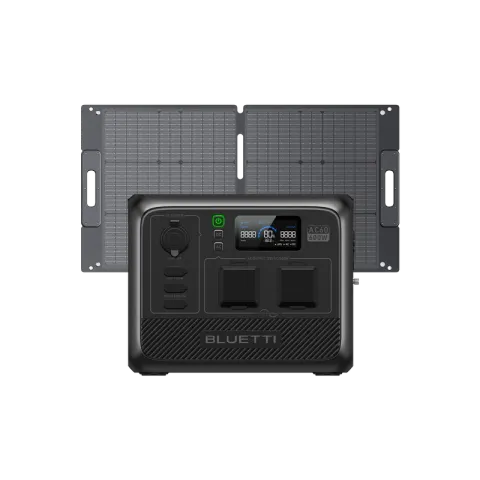 BLUETTI AC60+SP100L Solar Generator | 600W 403Wh