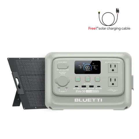 BLUETTI Elite 30 V2 Light Sand Grey +100W