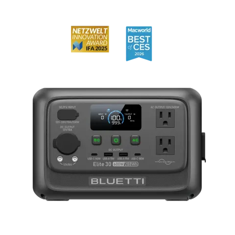 BLUETTI Elite 30 V2 Portable Power Station | 600W 288Wh