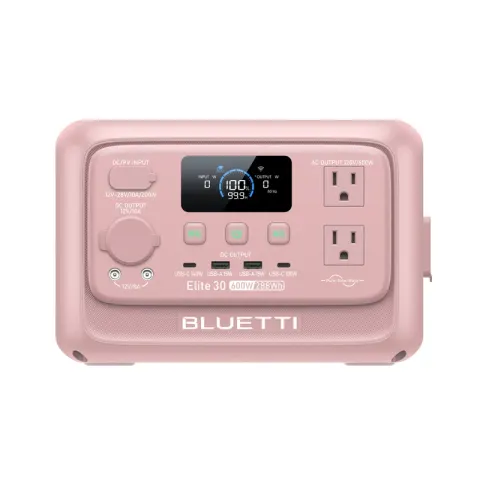 BLUETTI Elite 30 V2 Portable Power Station | 600W 288Wh (Blush Pink)