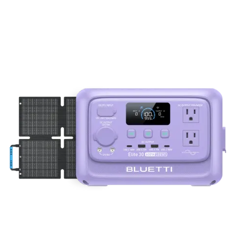 BLUETTI Elite 30 V2 Twilight Glow Purple +60W