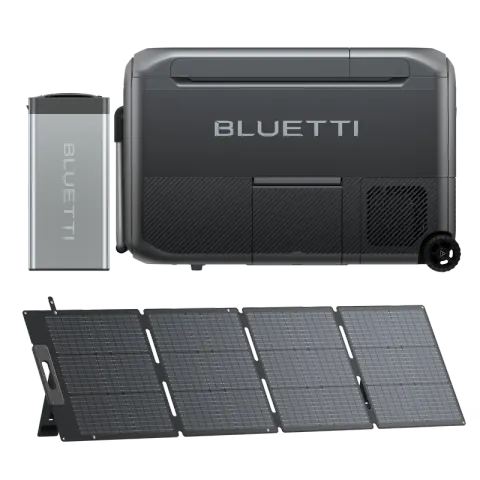 MultiCooler Portable Fridge+B70 Battery Pack+200W Solar