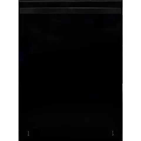 24 in. Top Control Standard Built-In Dishwasher in Black with Turbo Dry, Easy Flex 3rd Rack, 8 Cycles, 45 dBA