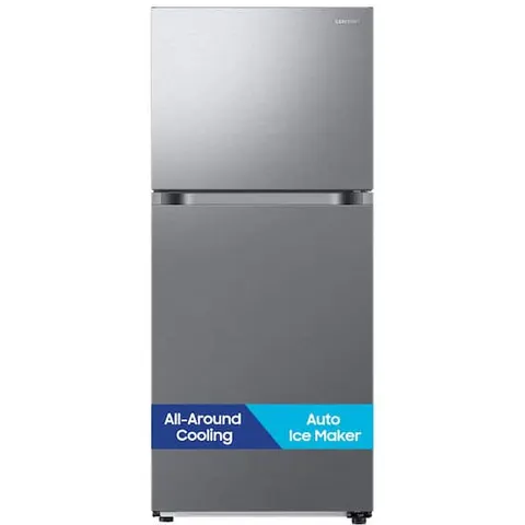 18 cu. ft. Standard Depth Top Freezer Refrigerator in Stainless Steel with All-Around Cooling