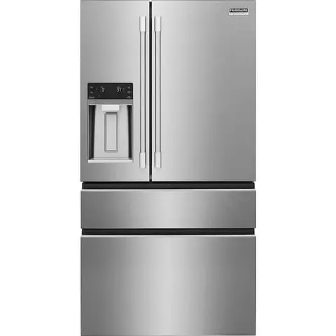 36 in. 22 Cu. Ft. Counter-Depth 4-Door French Door Refrigerator in Smudge-Proof Stainless Steel