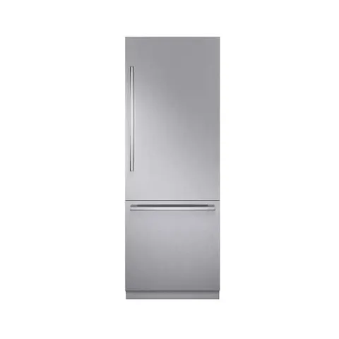 Benchmark Series 30 in. W 16 cu. ft. Built-In Smart Bottom Freezer Refrigerator in Stainless Steel