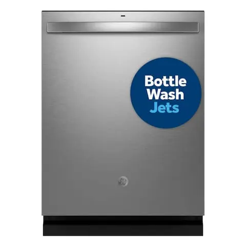 24 in. Top Control Hybrid Tub Dishwasher in Stainless Steel with Third Rack, Bottle Jets, Dry Boost & 50 dBA