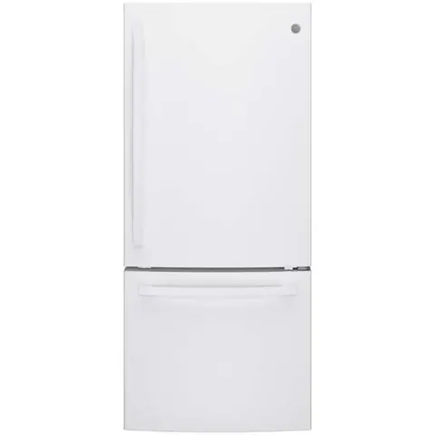 21.0 cu. ft. Bottom Freezer Refrigerator in White, ENERGY STAR