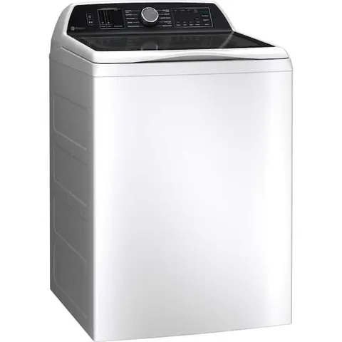 Profile 5.4 cu. ft. High-Efficiency Smart Top Load Washer in White with Impeller, Quiet Wash Balancing Technology