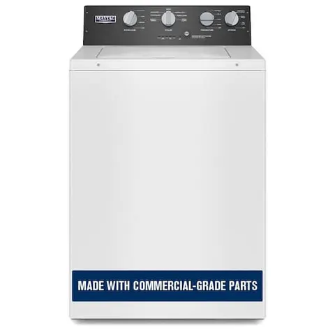 3.5 cu.ft. Top Load Washer in White with Dual Action Agitator