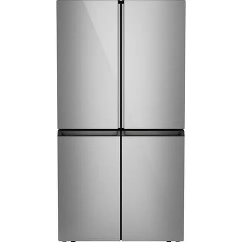22.9 cu. ft. Smart Counter-Depth Quad-Door Refrigerator in Platinum Glass with Dual-Dispense AutoFill Pitcher