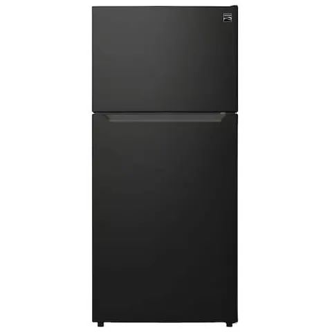 30 in. 18.1 Cu Ft Top Mount Refrigerator, Metallic Steel
