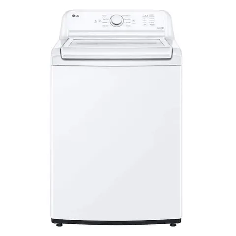 4.1 cu. ft. Top Load Washer in White with 4-way Agitator, NeveRust Drum, SlamProof Glass Lid, and True Balance