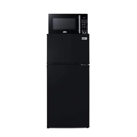 4.3 cu. ft. Top Freezer Refrigerator Microwave Combo in Black, ENERGY STAR and ADA Compliant