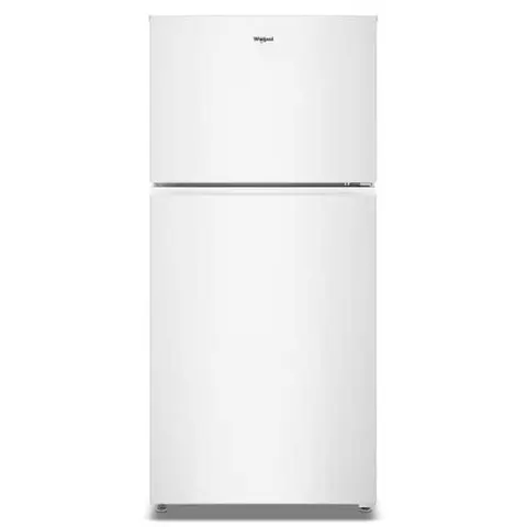 29.5 in. 19.3 cu. ft. Freestanding Top Freezer Refrigerator in White with Total Coverage Cooling