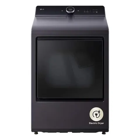 7.3 cu. ft. Vented SMART Electric Dryer in Matte Black with EasyLoad Door, TurboSteam and Sensor Dry Technology