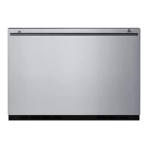 2 cu. ft. Mini Drawer Fridge without Freezer in Stainless Steel