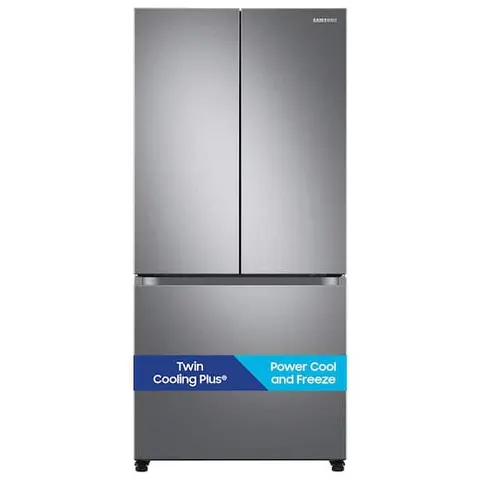 33 in. 17.5 cu. ft. Counter Depth 3-Door French Door Smart Refrigerator in Stainless Steel