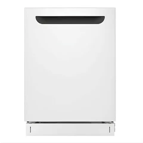49 dBA-24" Built-In Tub Dishwasher w/ 2 Racks, Top Controls WHITE