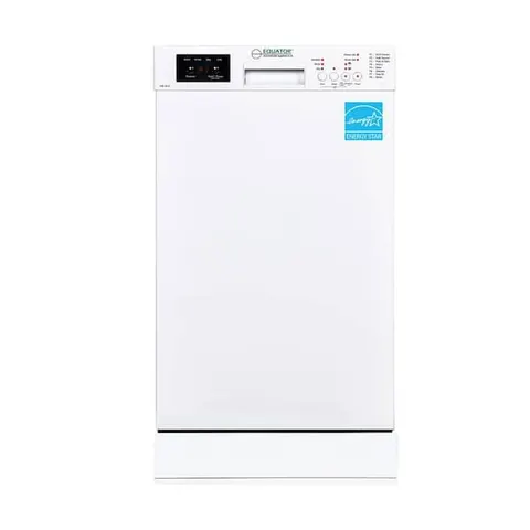 18 in. Dishwasher Europe ADABuiltin 10 Place Sanitize Delay 1/2 Load 51dB 3.2gal.