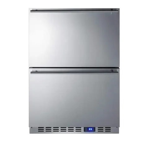 24 in. 3.4 cu. ft. Outdoor Refrigerator Drawer in Stainless Steel