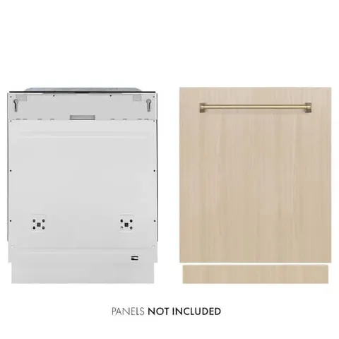 Autograph Edition 24 in. Top Control 6-Cycle Tall Tub Panel Ready Dishwasher with 3rd Rack and Champagne Bronze Handle