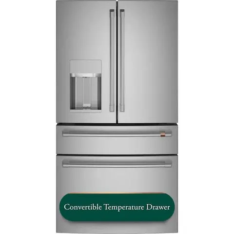 22.3 cu. ft. Smart Four-Door French Door Refrigerator with Hands-Free Autofill in Stainless Steel, Counter Depth